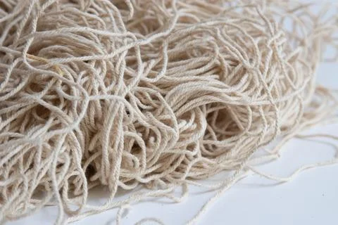 Texture and pattern of Tangled Threads Foto stock