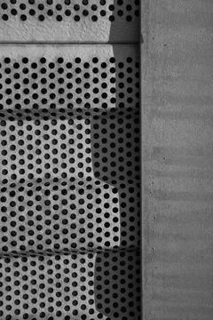 Texture and shadow contrast in a modern architectural design featuring Stock Photos