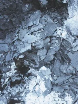 Texture of ashes background concept of destruction desolation gray overlay 스톡 사진