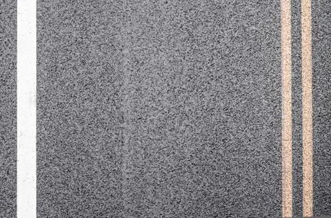 Texture of asphalt with markup Foto stock