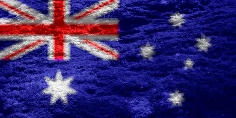 Texture of australian flag as background 스톡 일러스트