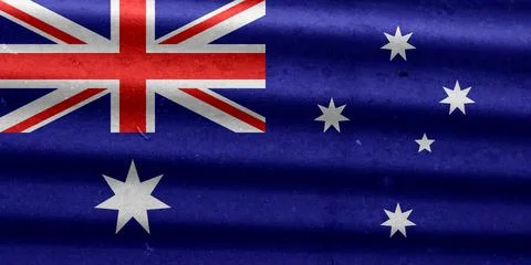 Texture of australian flag as background Stock Photos