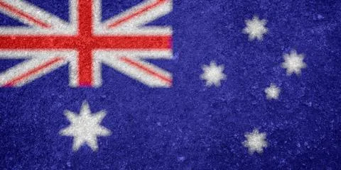 Texture of australian flag as background Stock Photos