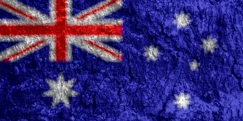 Texture of australian flag as background 写真素材