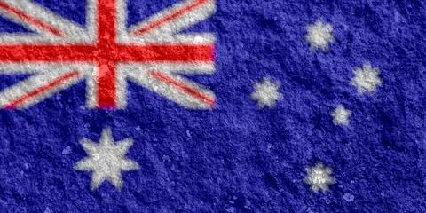 Texture of australian flag as background 写真素材