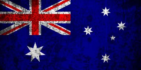 Texture of australian flag as background 스톡 사진
