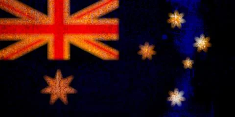 Texture of australian flag as background 写真素材