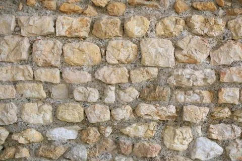 Texture authentic roman stone bricks Stock Photos