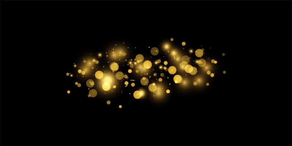 Texture background abstract black and golden Glitter and elegant for Christmas Stock Illustration