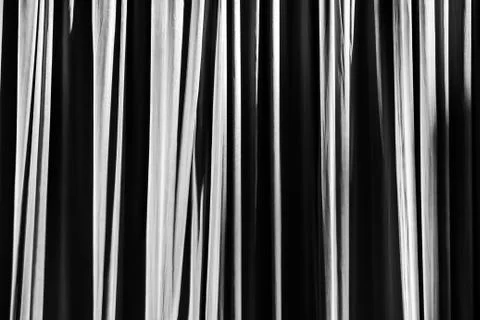 Texture background black and white curtain. Stock Photos