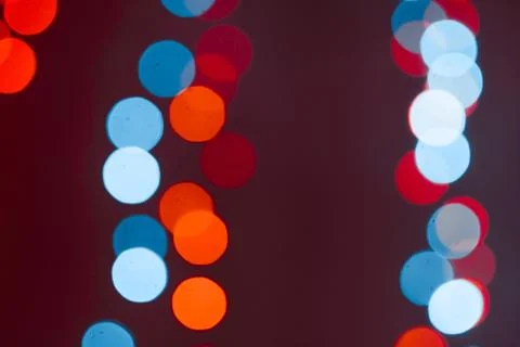 The texture of the background blur to bake multi-colored lights Foto stock