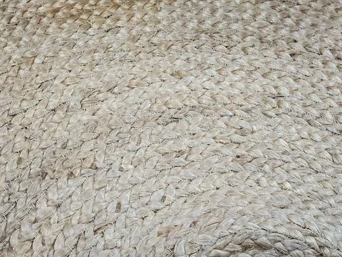 Texture / background of braided pattern fiber, straw, jute Stock Photos