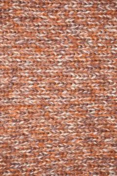 Texture background, brown fabric macro picture Stock Photos