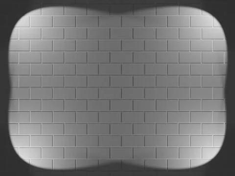 Texture background from dark brick wall and light Stock Illustration