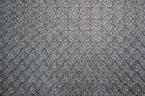 Texture background of figured glass close-up. Stock Photos