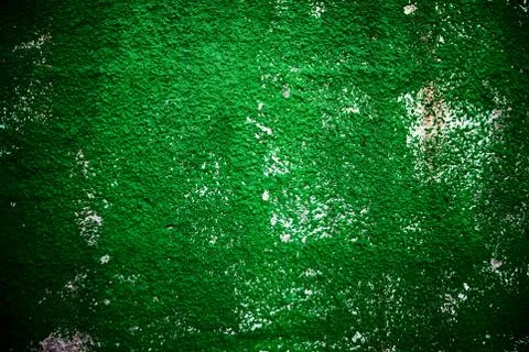 Texture background of green rough wall Stock Photos