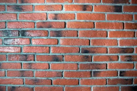 Texture background. Modern brick wall, brown brick wall textur for background Stock Photos