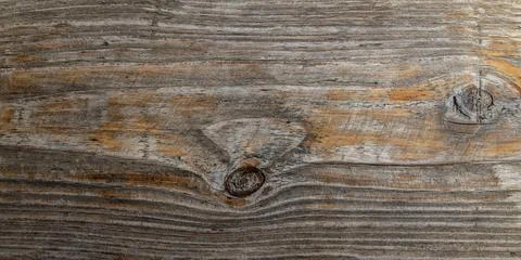 Texture for the background of natural aged Rough brown wood. Stock Photos
