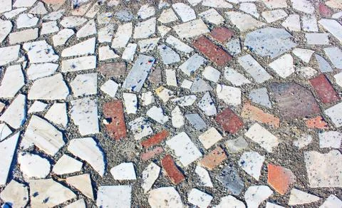 Texture background . Old big rocks stone wall Stones Colorful and textured stone Stock Photos