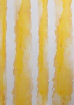 Texture background paper yellow vertical stripes Stock Photos