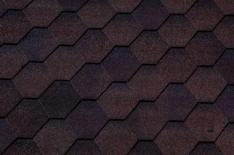 Texture, background, pattern. roofing tiles. flexible, soft, bituminous, comp Stock Photos