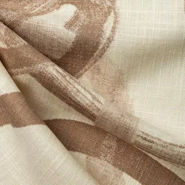Texture, background, pattern, silk fabric, brown, beige, with a checkered p.. Stock Photos