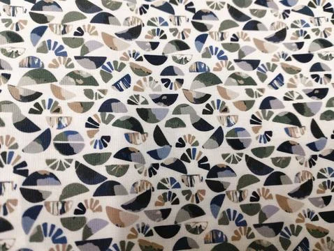 Texture, background, pattern. Silk fabrics of different shades Foto stock