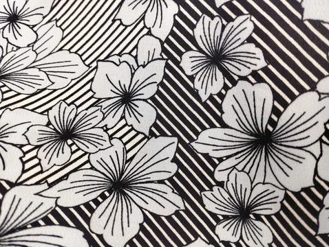 Texture, background, pattern. Silk fabrics of different shades Stock Photos