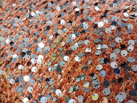 Texture, background, pattern. Silk fabrics of different shades Stock Photos