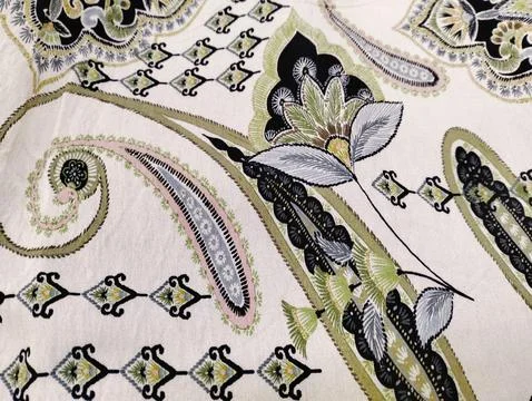 Texture, background, pattern. Silk fabrics of different shades Stock Photos