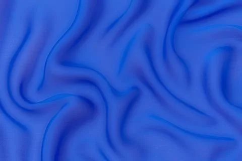 Texture, background, pattern. Texture of blue silk or cotton or wool fabric.  Stock Photos