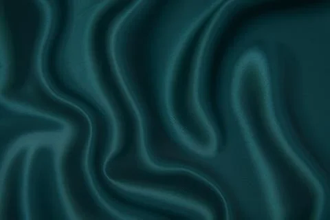 Texture, background, pattern. Texture of green silk fabric. Beautiful emerald Stock Photos