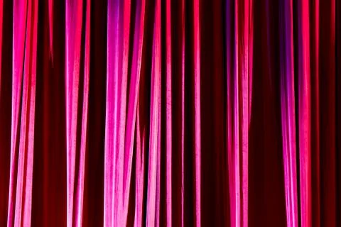 Texture background red curtain. Stock Photos