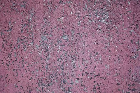 Texture background of red peeling paint Stock Photos