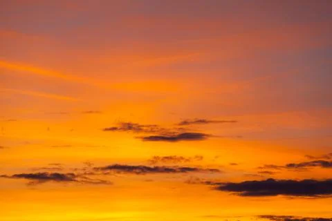Texture Background Sky Sunset Red Orange Stock Photos