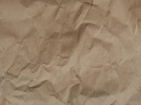 Texture background of soft brown crumple old paper Foto stock