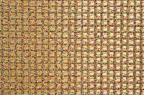 The texture of the background of a synthetic textile in the form of a square Stock Photos
