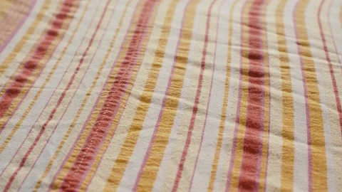 Texture, background - thick striped cloth Stock Footage 137623912