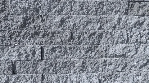 Texture background wall of the building of grey stone slabs Stock Footage 112746392