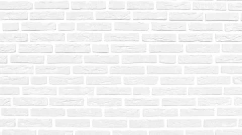 Texture background of a white brick wall Stock Photos
