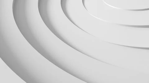 Texture background of white rings that move in waves slowly. Stock Footage 160403469
