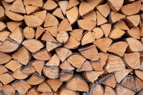 Texture background of woodstack 库存照片