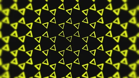 Texture background from yellow rotating triangles Stock Footage 150420174