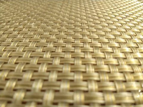 Texture of a bamboo table mat or place mat for background Stock Photos