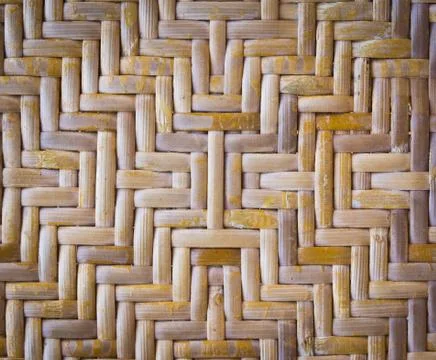 Texture of bamboo weave for background Stock Photos