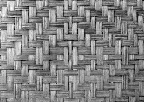 Texture of bamboo weave Stock Photos