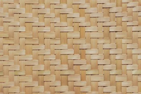 Texture of bamboo wicker. Stock Photos