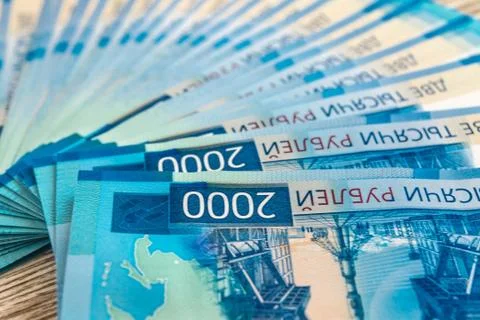 The texture of the banknotes, the background of money Stock Photos
