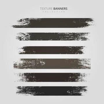 Texture banner frame collection design Stock-Illustration