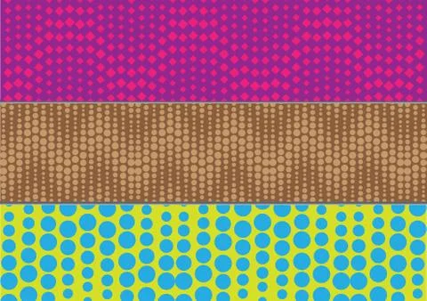Texture banner Halftone Stock Illustration